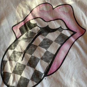 Rolling Stones cropped tee